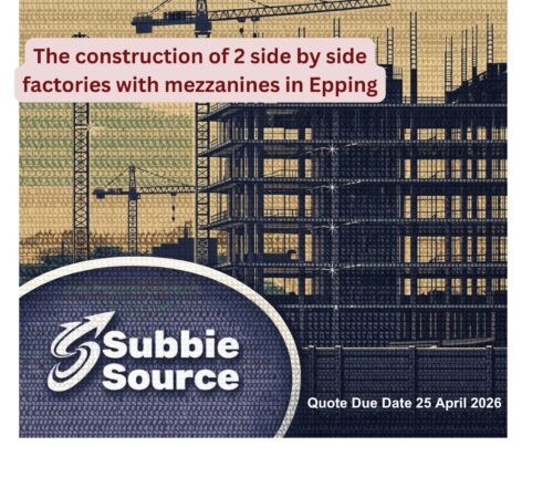 Ligh Industrial Project in Epping Starting in July Quotes Due 25 April 26 Painting